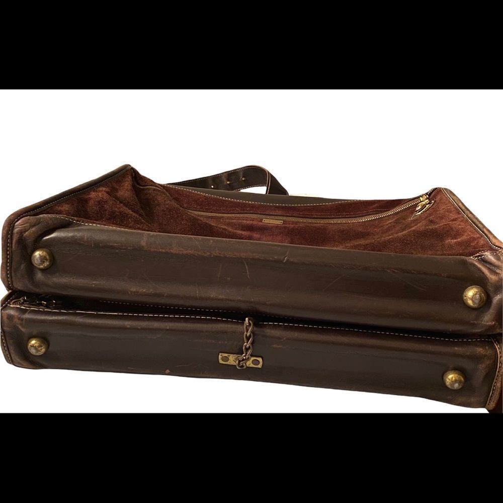 Neiman Marcus Suede/ leather Men Garment Bag - Picture 5 of 11